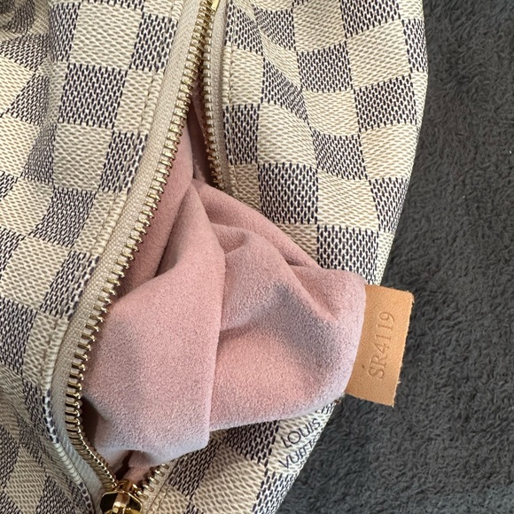 Authentic🥰Louis Vuitton Sperone Backpack Damier Azur Rose Ballerine - Picture 8 of 9